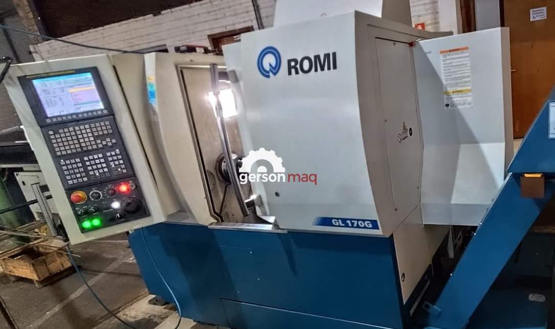 TORNO CNC ROMI GL170G ANO 2022 - 1400 HRS DE USO